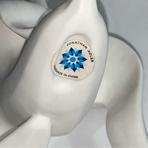 JONATHAN ADLER life size standing PEELED BANANA bud vase - Picture 2 of 8